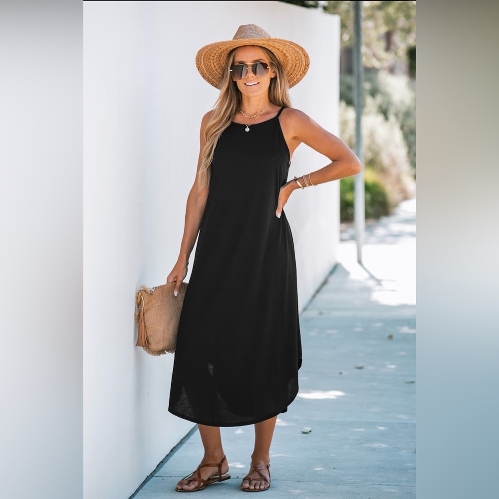 Cupshe Black Maxi Dress